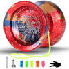 JOLESHARE Professional Unresponsive Yoyo for Adults, Metal Responsive Yoyo Suitable for Beginners, Intermediate, and Advanced Pl