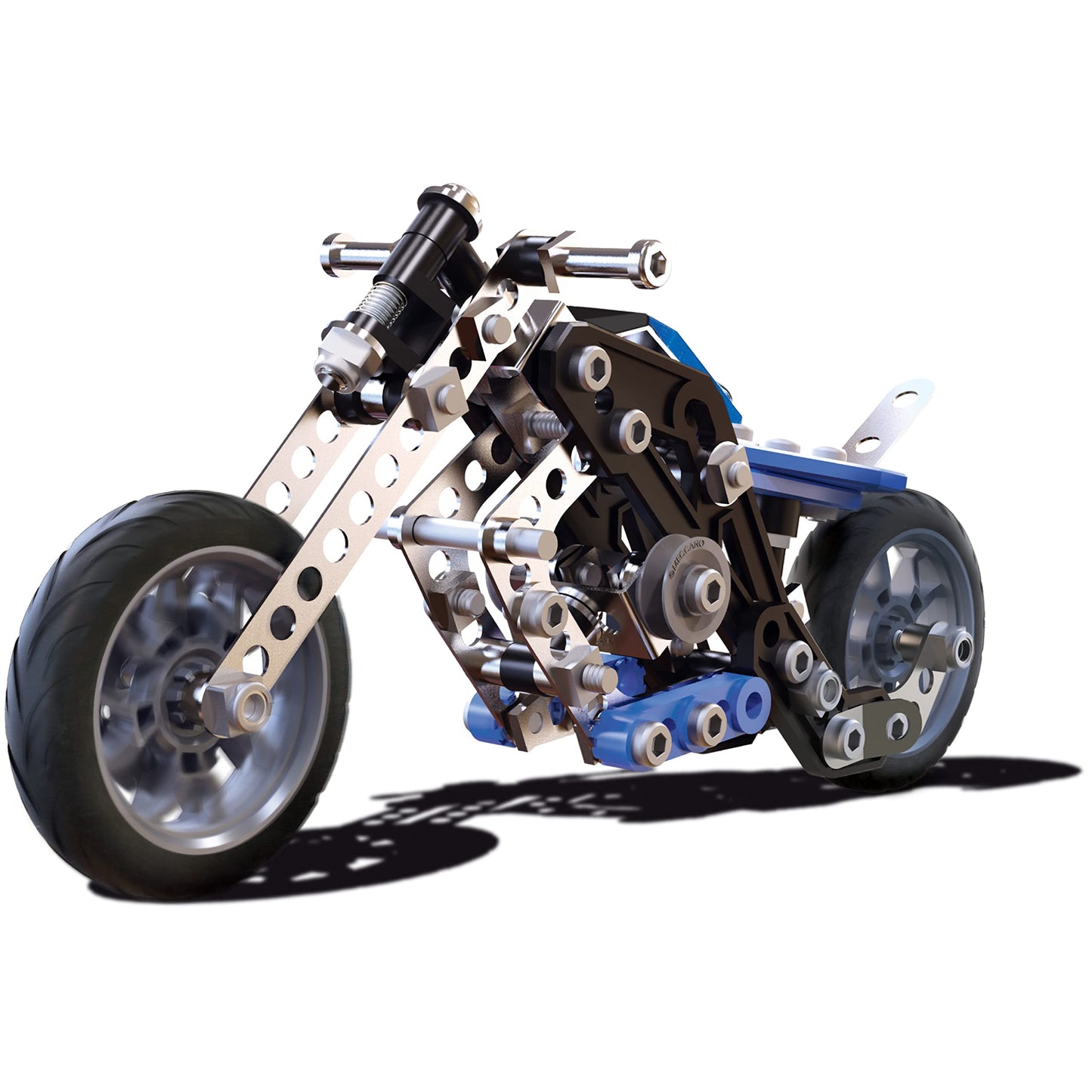 Meccano Erector, 5 In 1 Model Building Set - Motorcycles, 174 Pieces, For Ages 8 And Up, Stem Construction Education Toy
