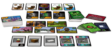 Ravensburger Minecraft Explorers Card Game for 2-4 Players, Ages 8+, Multicolor, Model 21580, Cardboard Construction