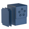 Mixpoet Deck Box Compatible With Mtg Cards, Trading Card Case With 2 Dividers Per Holder, Large Size For 100+ Cards (Pentagram-Blue)