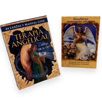 Zoeartcrafts Angel Therapy Oracle Cards - 44 Card Deck with Guide - 3"x5" - Pastel Colors