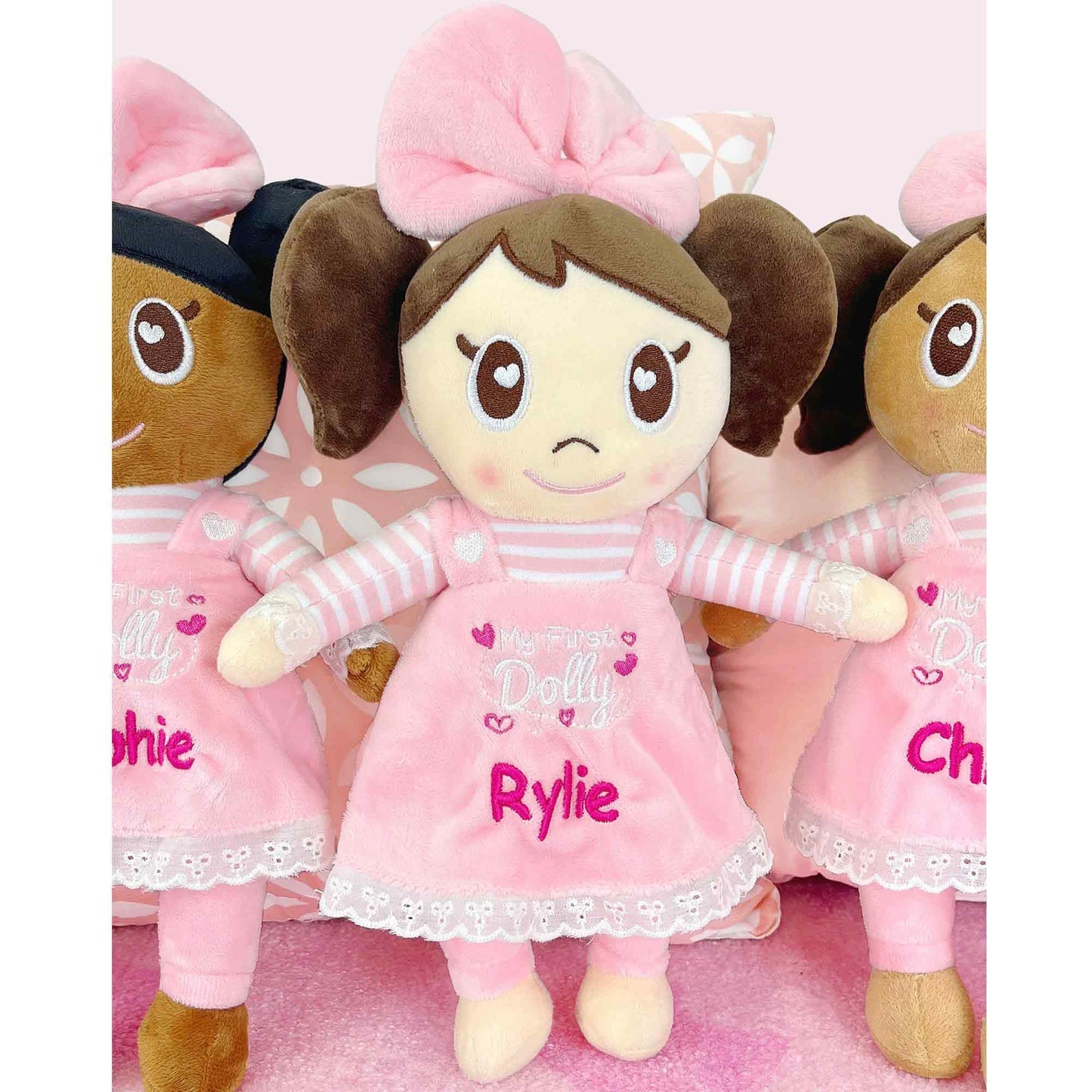 Dibsies Personalized My First Dolly (Brunette Light Skin Tone)
