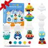 Funto Paint Your Own Space Kit Painting Kit, 13 PCS Arts and Crafts Set for Kids, STEAM Project Creative Activity DIY Toys Gift