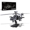 Piececool 3D Metal Model Kits, Ah-64 Apache Military Helicopter Airplane Models Building Kits For Adults And Teens Men Hobbies Diy Brain Teaser Puzzles, Great Birthday Gifts, 145 Pcs