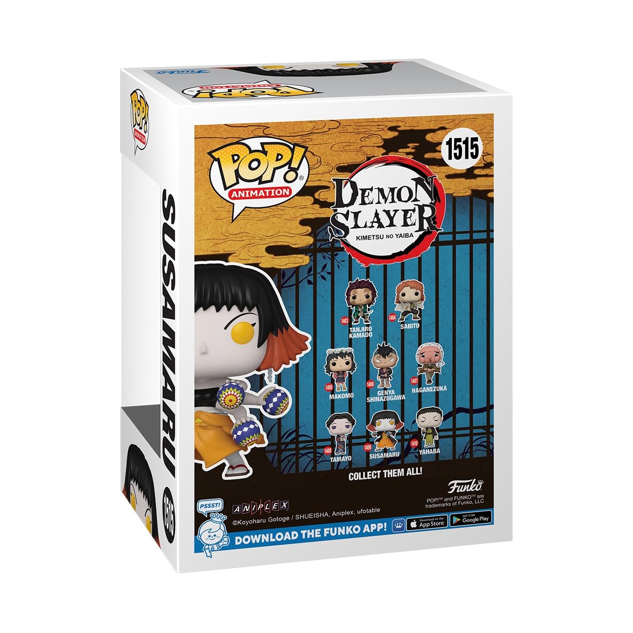 Funko Pop! Animation: Demon Slayer - Susamaru With Temari Balls Shop Exclusive