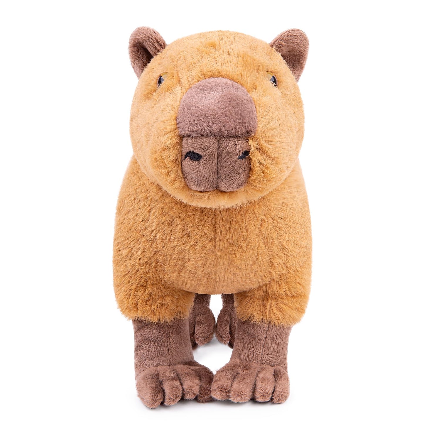 Simulation Wild Crawling Capybara Stuffed Animals Plush Toy 13 Long,Soft Toy Plusies For Kids Christmas Birthday