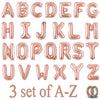 78Pcs Letter Balloons Rose Gold Balloon Custom Alphabet Balloons Party Supplies For Birthday/Baby Shower Personalized Phrase/Wor