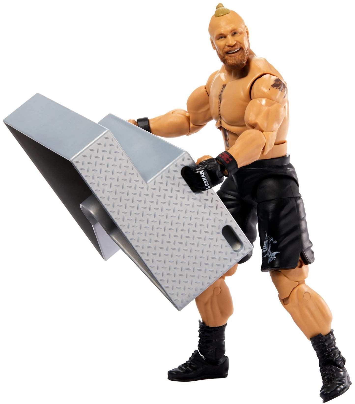 Mattel Wwe Brock Lesnar Elite Collection Action Figure, 6-Inch Posable Collectible Gift For Wwe Fans Ages 8 Years Old & Up