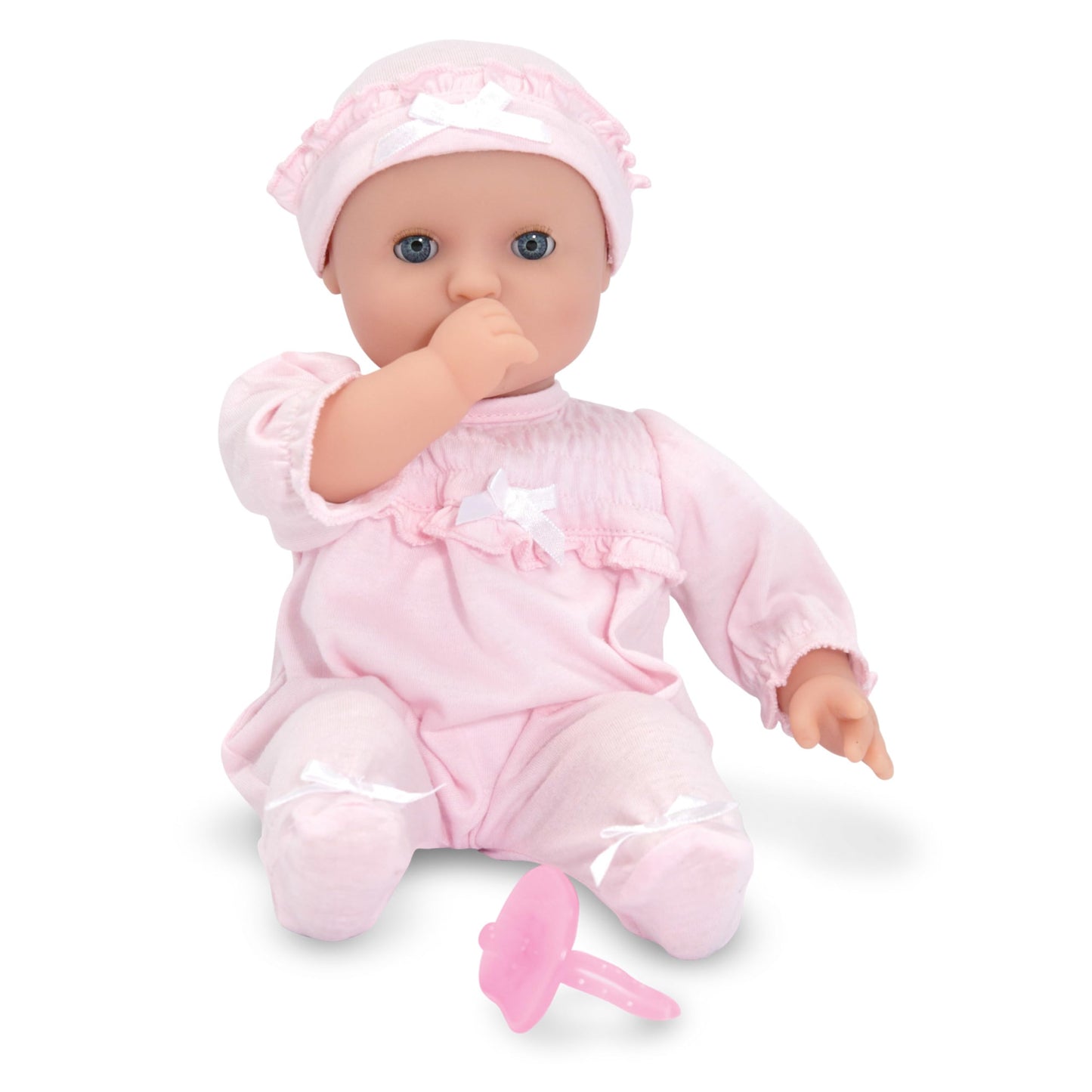 Melissa & Doug Mine To Love Jenna 12' Soft Body Baby Doll With Romper, Washable Doll Accessories, First Baby Dolls For Toddlers 18 Months And Up