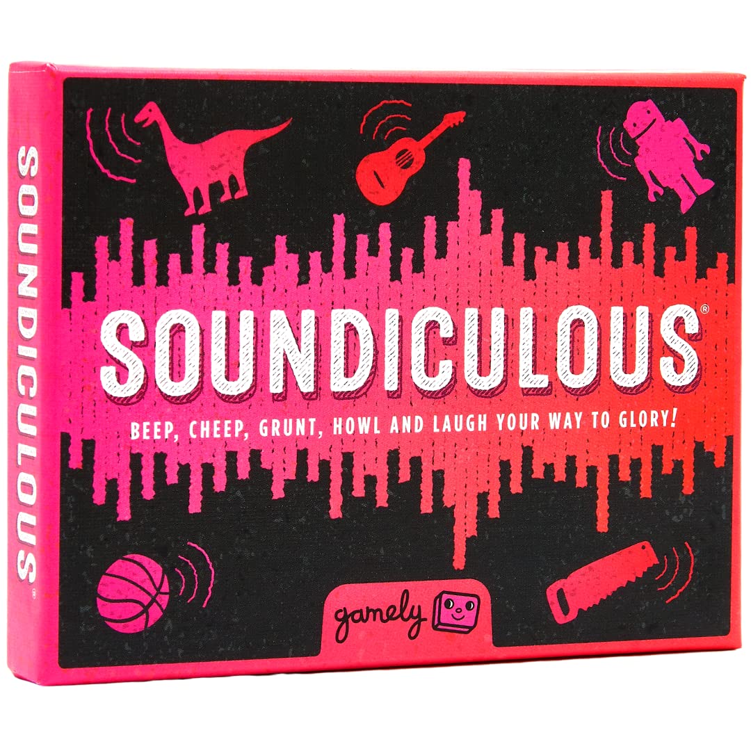 Soundiculous: The Hilarious Pocketsize Party Game Of Ridiculous Sounds That Gets The Whole Family Laughing.