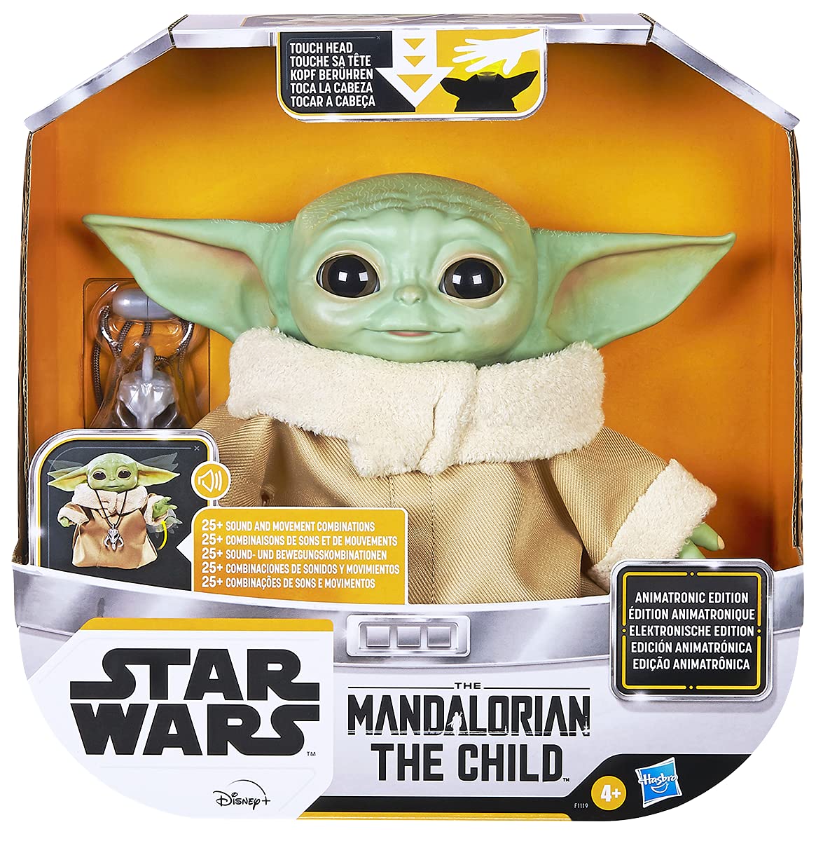 Star Wars The Child Animatronic Edition 7.2-Inch-Tall Toy By Hasbro With Over 25 Sound & Motion Combinations, Toys For Kids Ages 4 & Up, Green, F1119