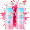 Previvo Gender Reveal Fire Extinguisher Set - 2 Pcs Pink Gender Reveal Smoke Spray - 100% Biodegradable Party Supplies- For Memo