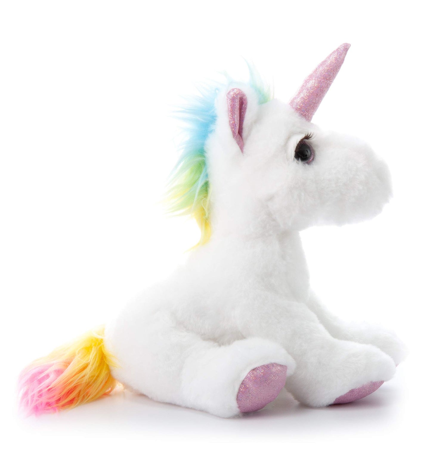 The Petting Zoo, Lash'Z Unicorn Stuffed Animal, Gifts For Girls, Unicorn Plush Toy 10 Inches
