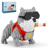 Cute Animal Bully Pitbull Micro Mini Building Blocks Kit, Mini Dog Micro Bricks Building Toys For Adults, Boys Girls, Party Favo