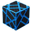 CuberSpeed Ghost 3x3 Speed Cube - Blue, ABS Material, Model 0937A, Black Carbon Fiber Stickers