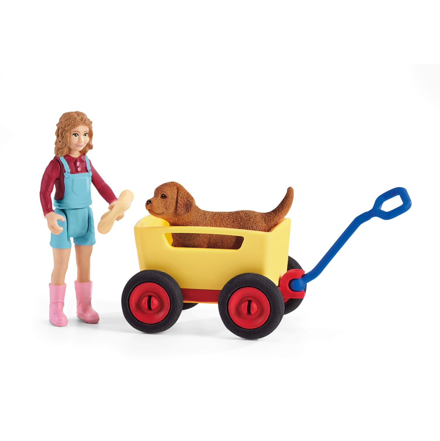 Schleich Puppy Wagon Ride