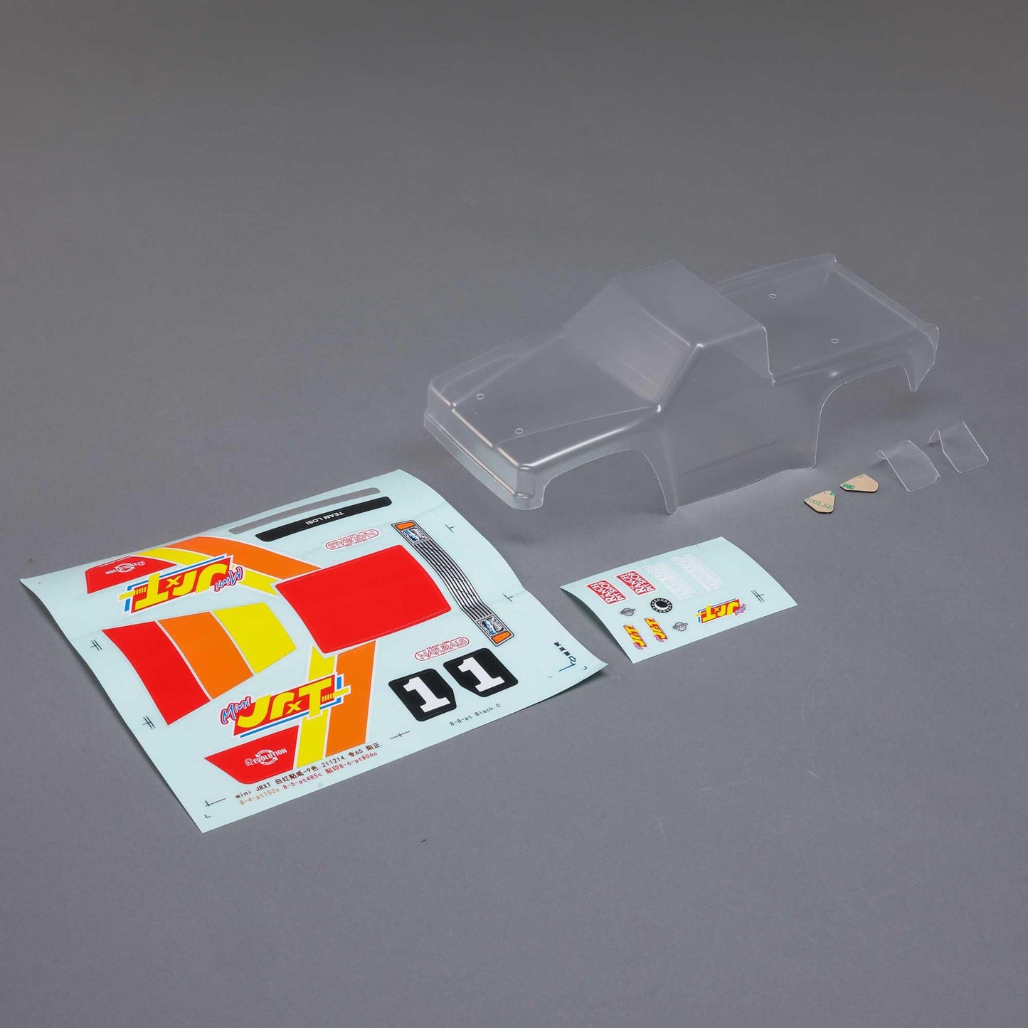 Losi Body Clear Mini JRXT LOS310003 Car/Truck Bodies Wings & Decals