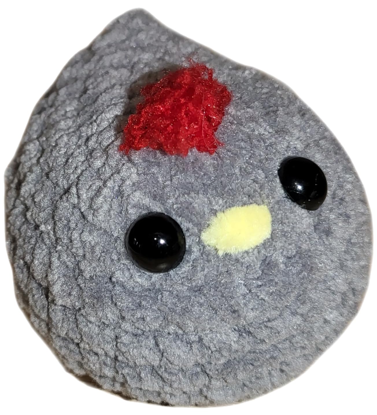 Cute Chicken Plushie | Stuffed Animal | Handmade | Crochet (Mini, Cloudy Gray)