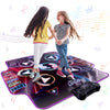 JoyRapt Dance Mat for Kids 4-8 Ages 6 Light-up Buttons Bluetooth Dance Mat Girls Toys for 8-10 7 Game Modes Birthday for Teen Girls Dancing Play Mat (black2)