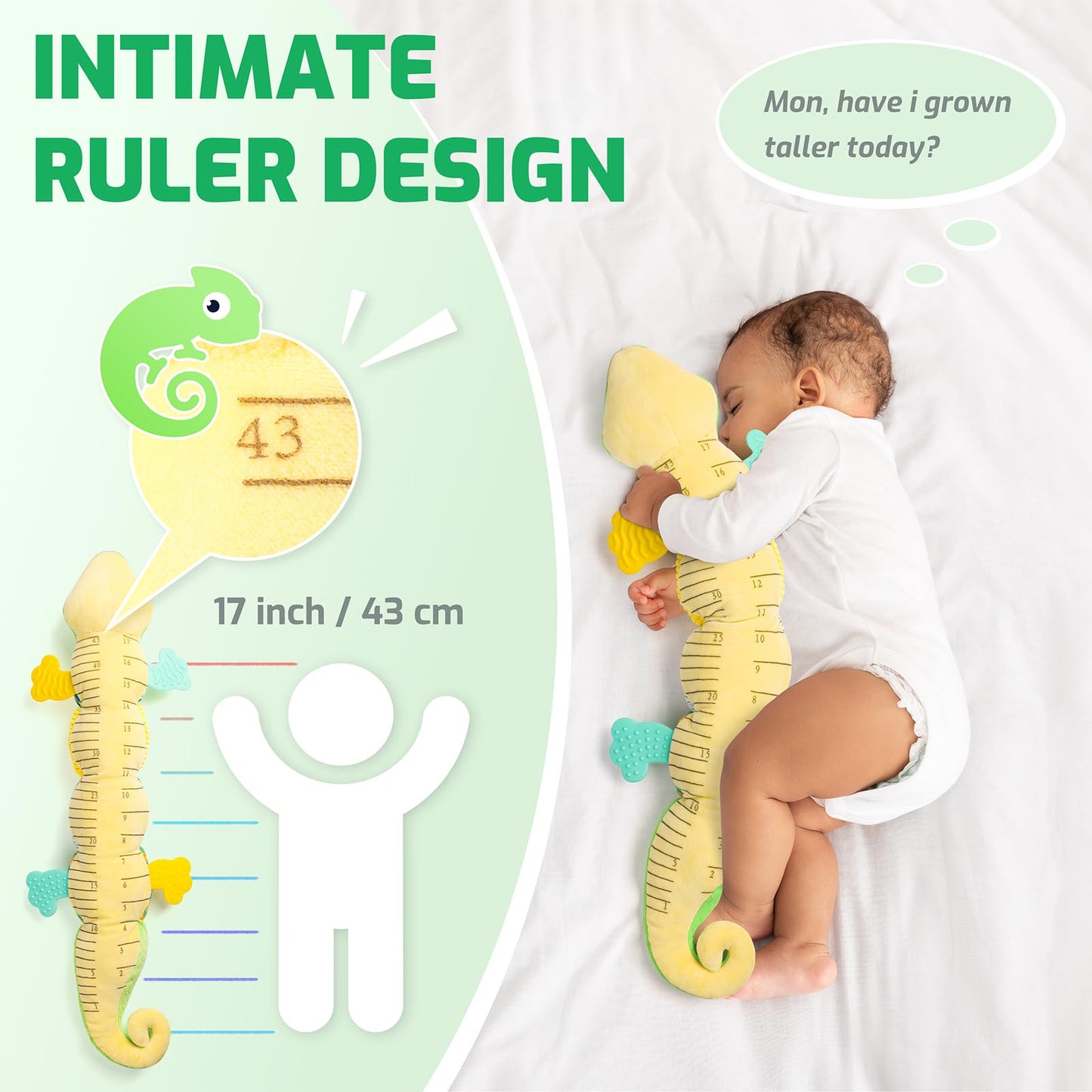 Sumobaby Infant Baby Musical Stuffed Animal Toys For 0-3-6-12 Months,Multi Sensory Toys With Crinkle And Rattles, Tummy Time Toy