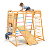 VEVOR Indoor Playground Jungle Gym, 9-in-1 Montessori Climbing Toys for Toddlers, 250LBS Wooden Indoor Playground Playset with M