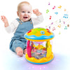 M SANMERSEN Ocean Projector Baby Toys - Musical Light for Tummy Time, 7x6x6 inch, Yellow and Blue, Model 9120, for 6-18 Months