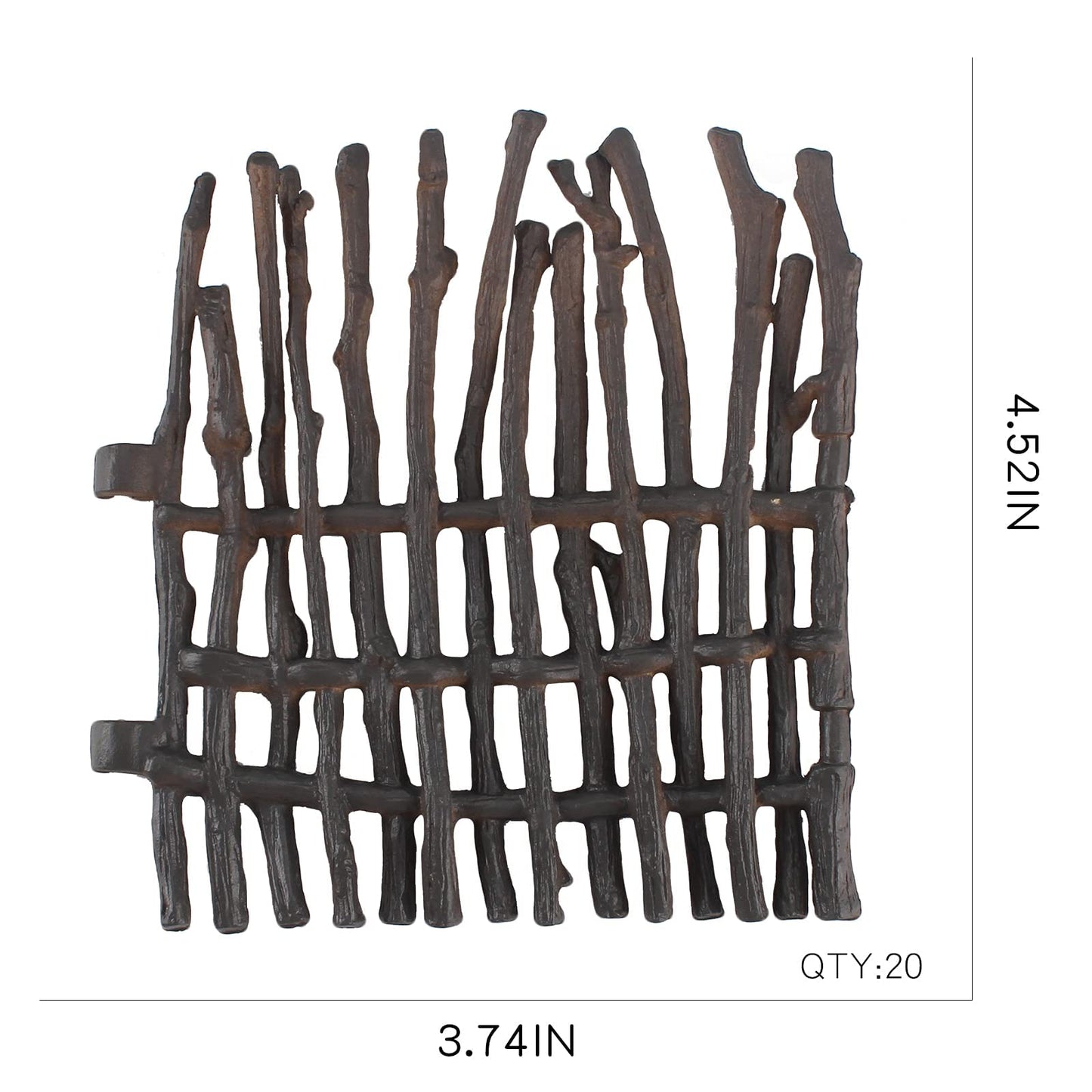 20Pcs Corral Fence Toy Accessories Panel Set Farm Corral Fence With Gate Horse Paddock Barn Farm Animals For Toddlers Kids Presc