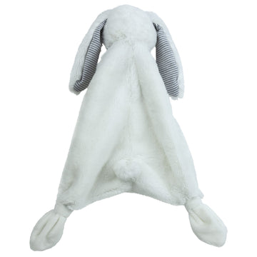 Mary Meyer Lovey Soft Toy, Silky White Bunny, 13'