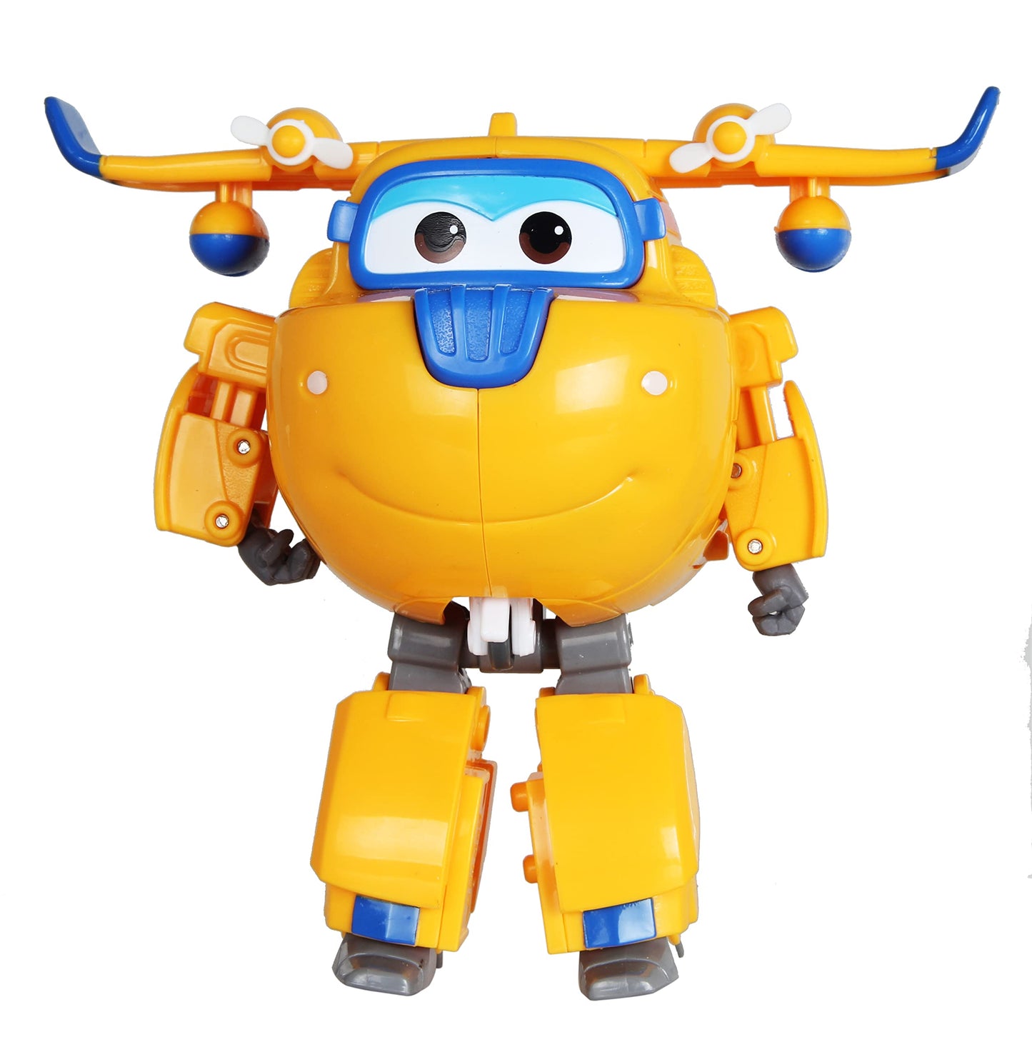 Super Wings - 5' Transforming Airport Airplane Toys Collection Playset Vehicle Action Figures | Plane To Bot | Fun Preschool Toy Plane For 3 4 5 Year Old Boys And Girls | Gifts For Birthday Kids