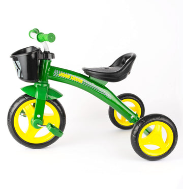 John Deere Tricycle for Kids, Heavy Duty Ride On Toy, Large Green, Alloy Steel, Model 46790, Ages 2 and Up