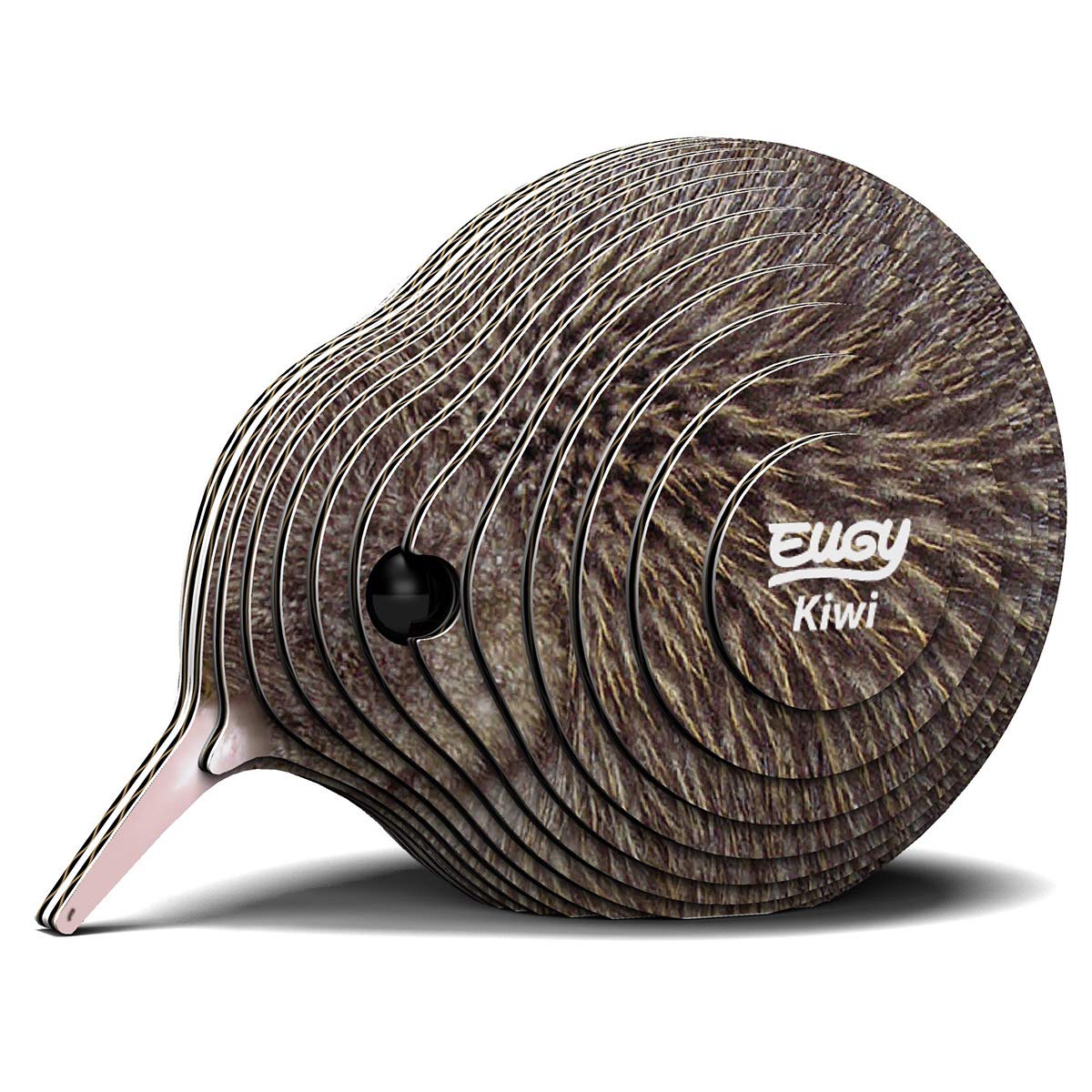 Eugy Kiwi Bird 3D Puzzle - 24 Piece Eco-Friendly Educational Toy Puzzle For Boys, Girls & Kids Ages 6+