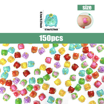 150Pcs Resin Crabs For Crafts Dollhouse Miniatures Resin Mini Things Tiny Crabs For Fairy Garden Dollhouse Micro Landscaping Dec