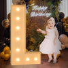 3Ft Marquee Light Up Letters, Large Marquee Letters L For Party Decorations, Big Baby Letters For Baby Shower Birthday Party Dec