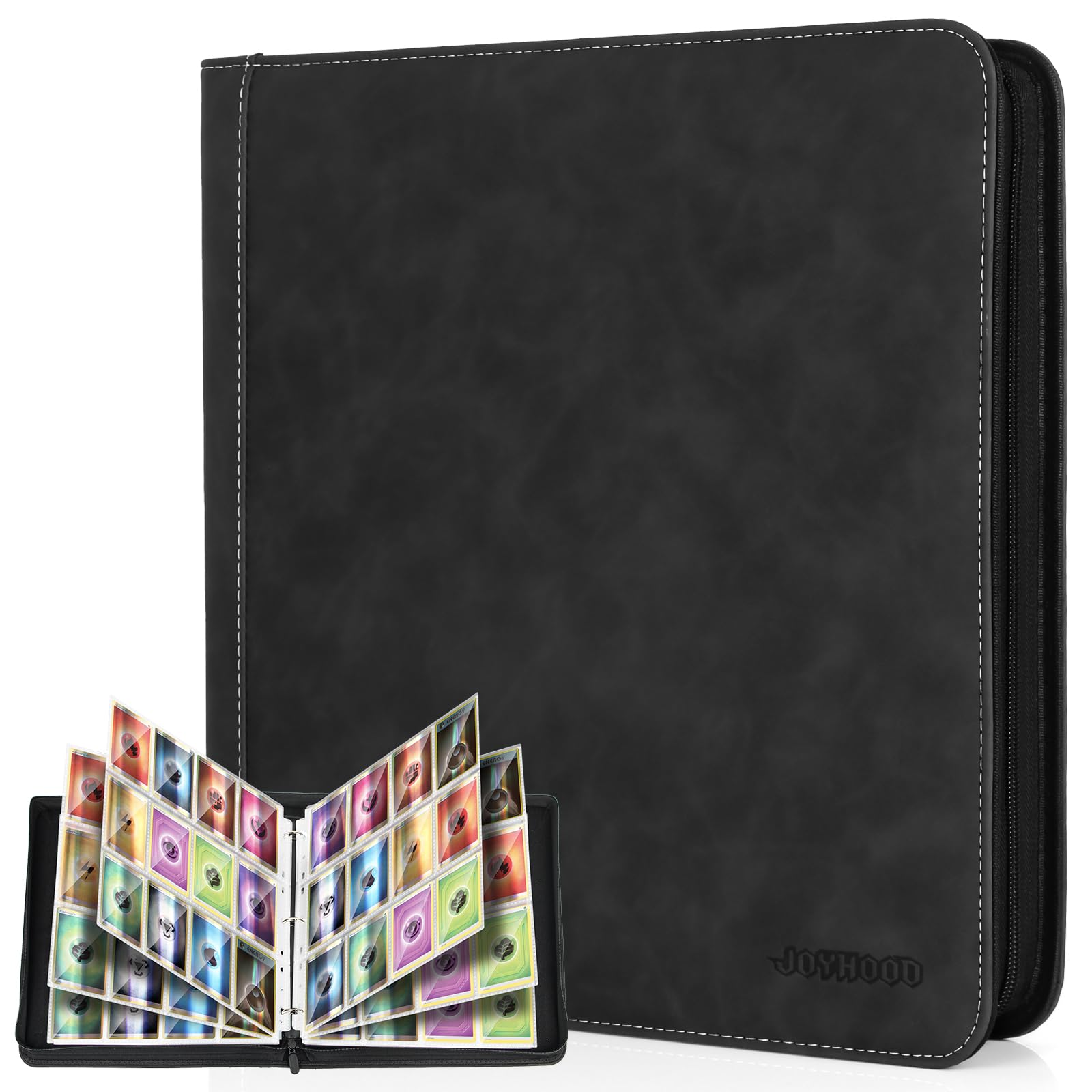 how many cards does a 12 pocket binder hold JoyHood Card Binder for Trading Card Card Collection Binder with 12 Po –  Toytooth