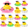 Sotiff Mini Rubber Ducks Bulk For Kids Children Cute Yellow Duck Toy For Dashboard Of Car Bathtub Ornaments With Sunglasses Swim