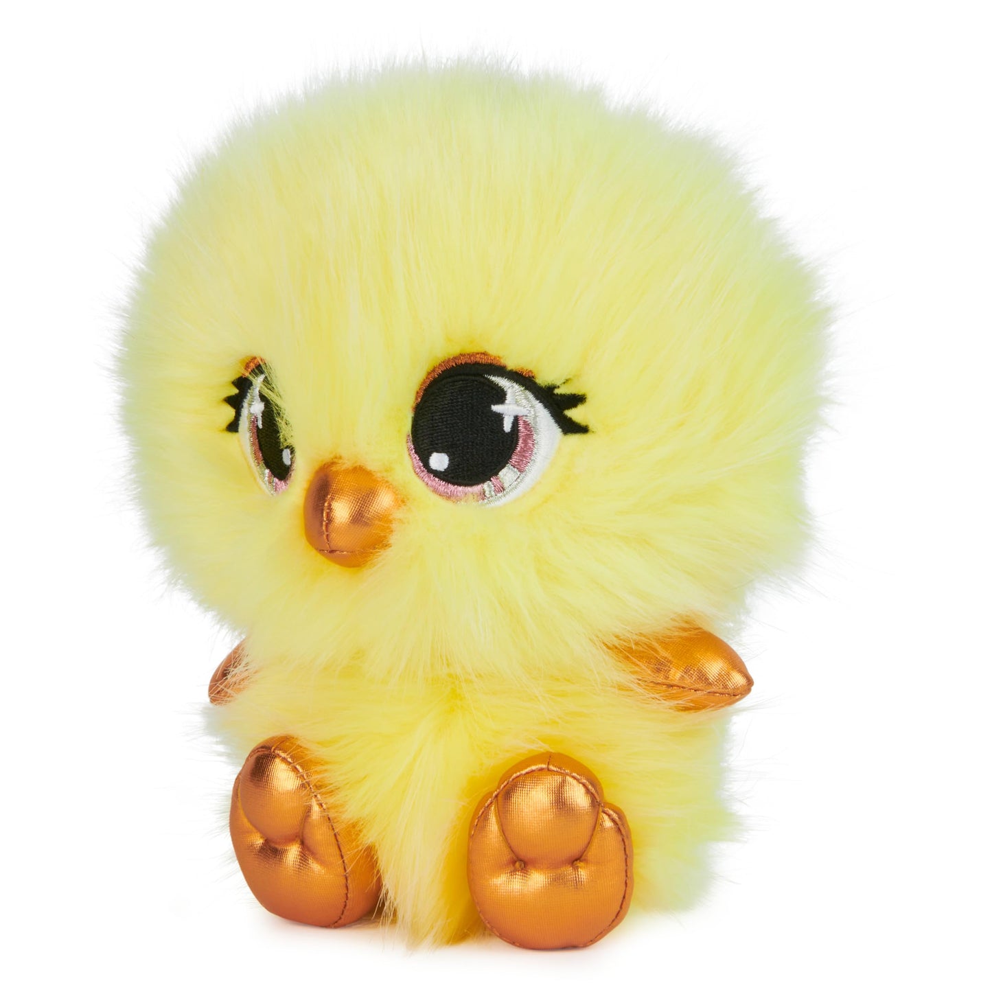 Gund P.Lushes Designer Fashion Pets Gia Fluffertin Premium Chick Stuffed Animal, Yellow, 6