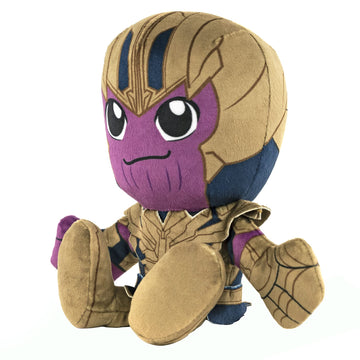 Bleacher Creatures Thanos Plush Toy - 8" Soft Chibi Figure, Crystal Velboa Polyester, Kuricha Design