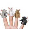 Mcphee Accoutrements Finger Rats 4 Piece Finger Puppet Set