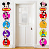 Mouse Birthday Party Supplies, Door Sign Porch Sign Welcome Banner for Mickey Party Decorations