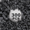 Webrick 300 Pcs Classic Building Bricks, Dark Grey Bulk Bricks,Compatible With Lego And Major Brands Parts And Pieces, Creative