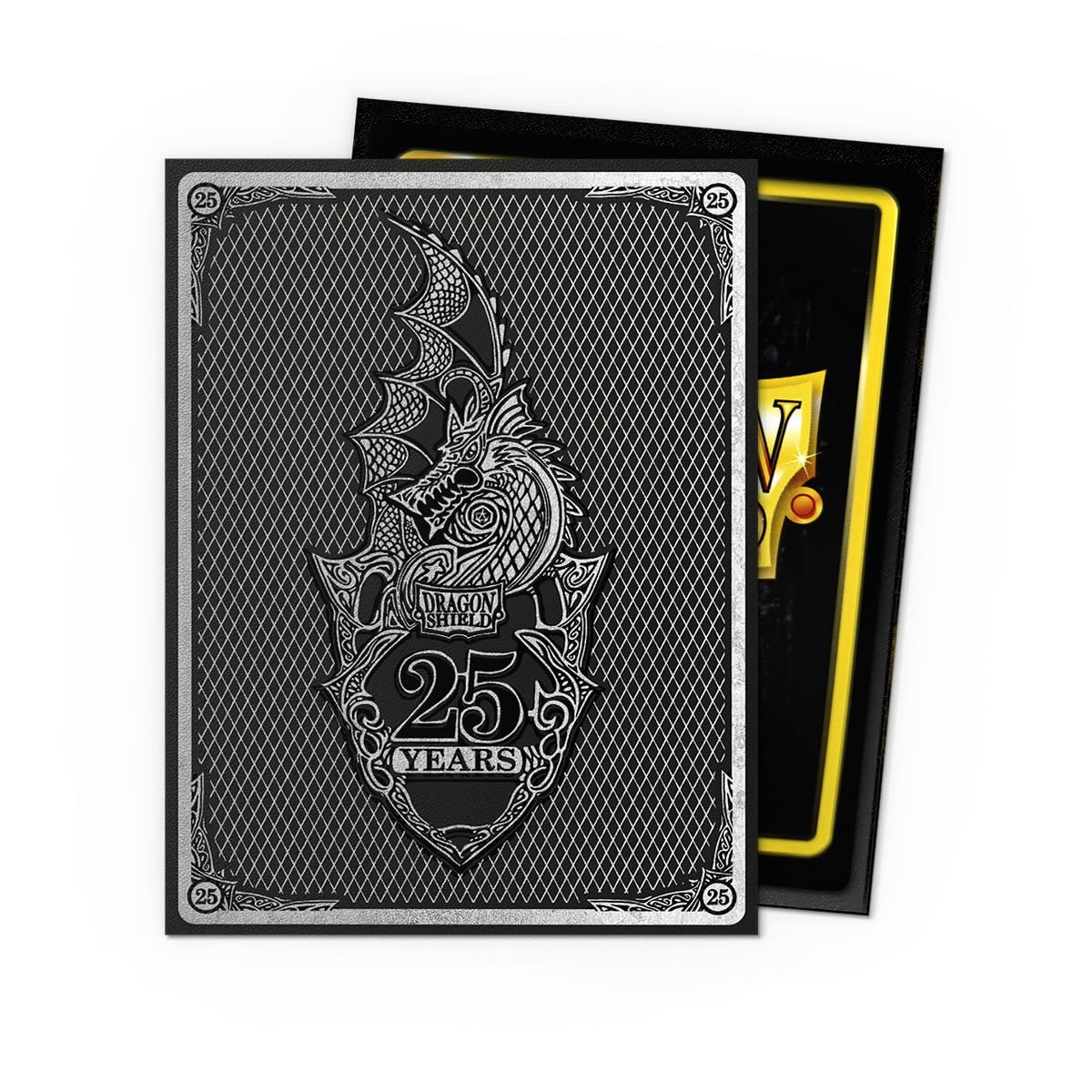 Dragon Shield: 25Th Anniversary - 100Ct Matte Art Card Sleeves - Compatible With Magic The Gathering, Pokémon, And Yugioh Tcg & Lcg Protection, For Toploaders