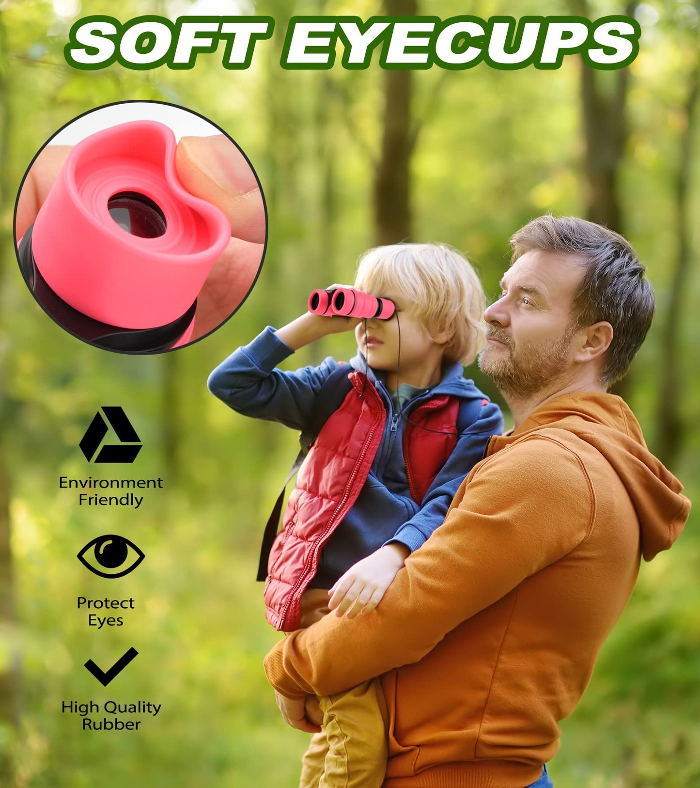Syxspecial Kids Binoculars Boys Toddler, Binoculars For Kids 3-12 Years Boys And Girls, Toy Binoculars Gifts For Kids 3-5 For Bi