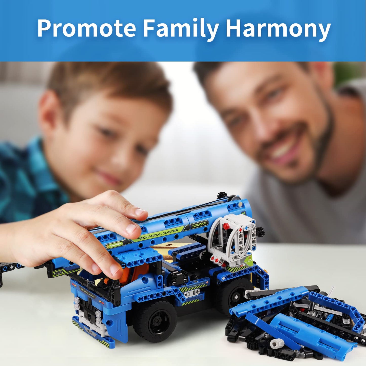 Dolive Remote Control Building Toys For 7-9 Year Old Boys, 2-In-1 Technic Vehicle Building Kits For Kids 8-12, Construction Erec