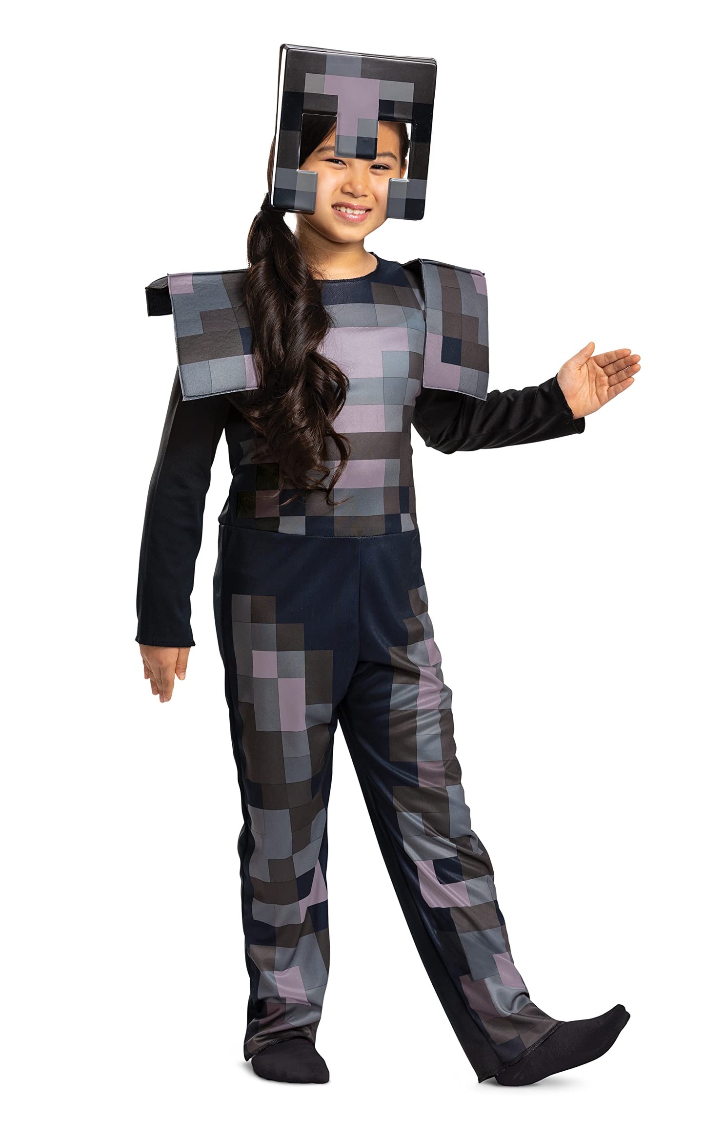 Disguise Minecraft Costume Official Nether protective covering Outfit for Kids Minecraft Costume Classic Child Size Small (4-6)
