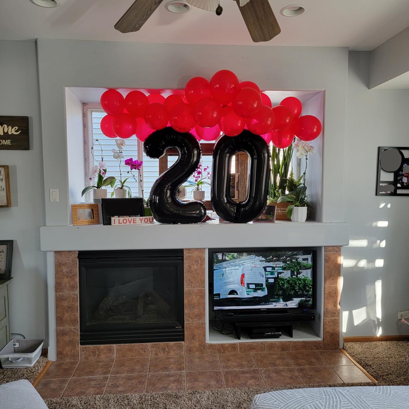 Paticool 40 Inch Black Number Balloon 0, Large Number Foil Mylar Balloons For Birthday Party Celebration Decorations Supplies, D