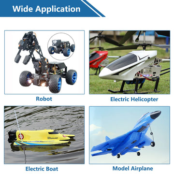 Adeept 2 Pcs 996R Servo Motors Metal Gear Torque Digital Servo Motor High Speed For Smart Car Jr Boat Robot Rc Helicopter Arduin
