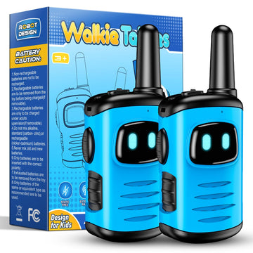 Kids Walkie Talkies Toys For Boys: Comedyfun Mini Robots Walkies Talkies 2 Pack Boys Toy For 3 4 5 6-8 Year Old Camping Outdoor