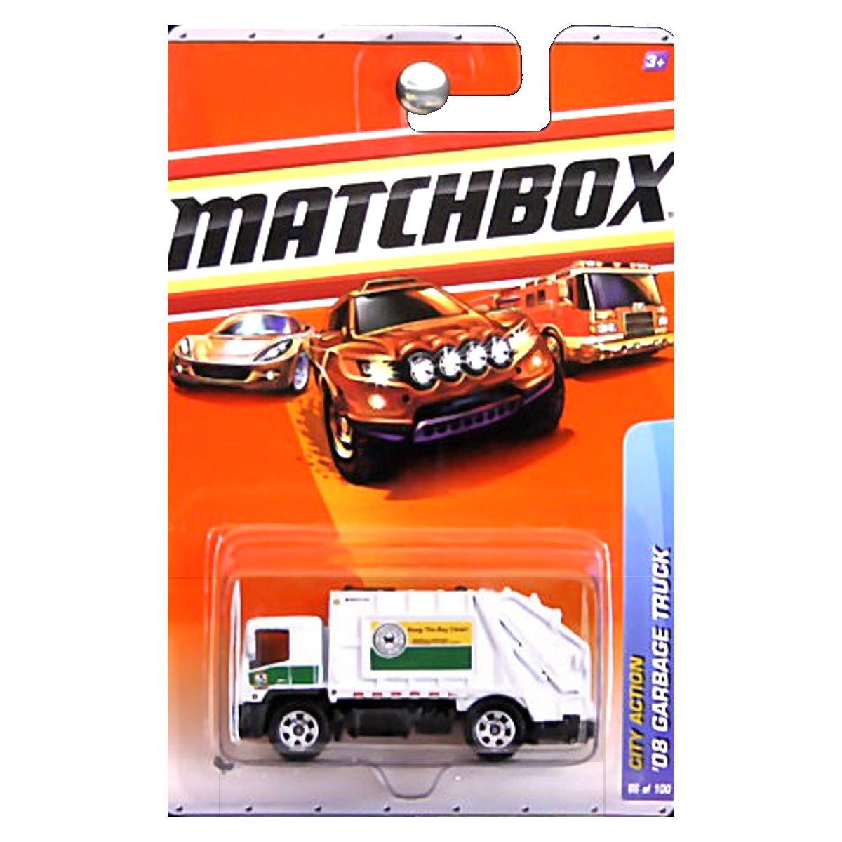 Matchbox 2010 City Action 2008 Garbage Truck Trash Annapolis Maryland White