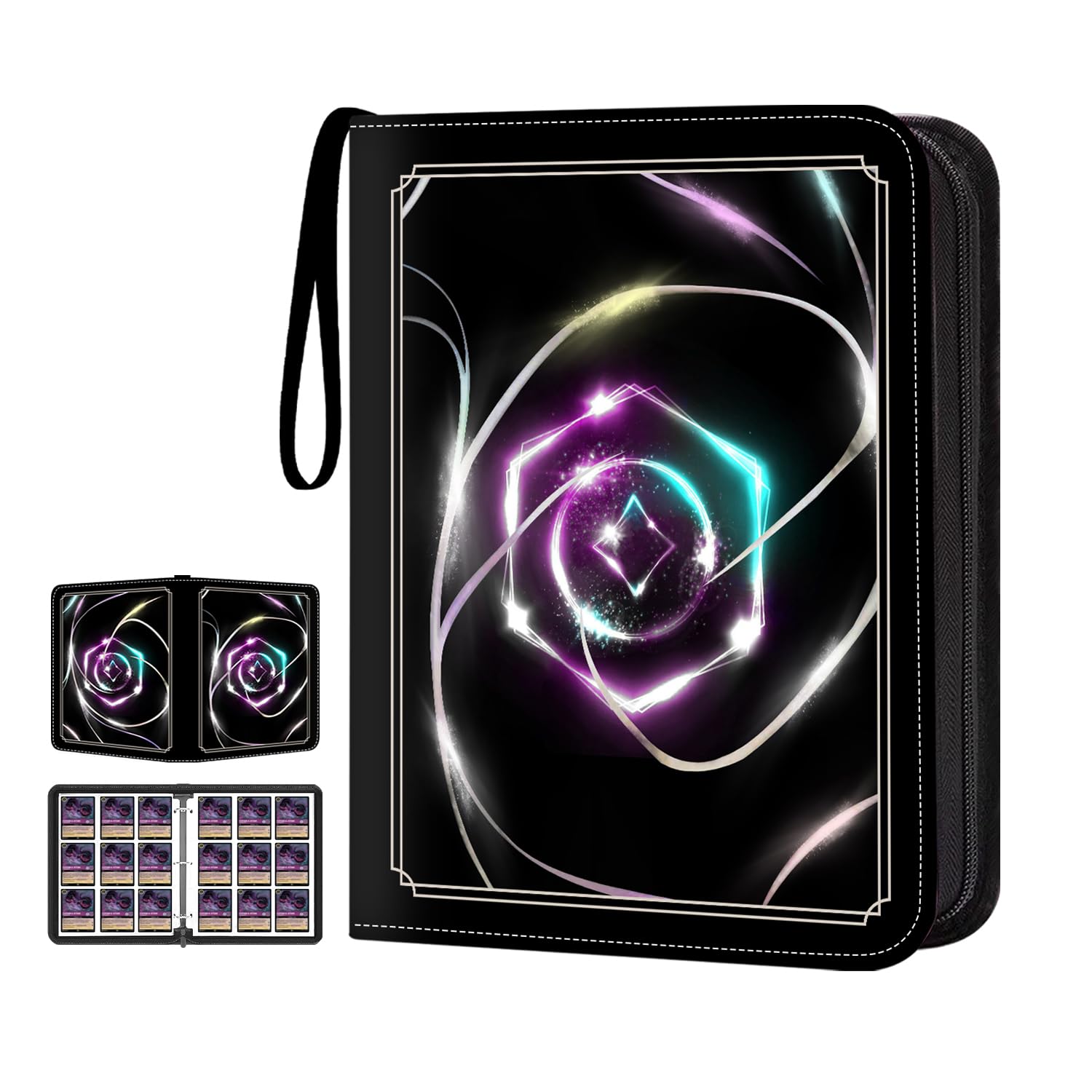 LOMONEH Card Binder for Lorcana Cards enhanced 9 Pocket Trading Card A Toytooth LOMONEH Card Binder for Lorcana Cards enhanced 9 Pocket Trading Card A Toytooth