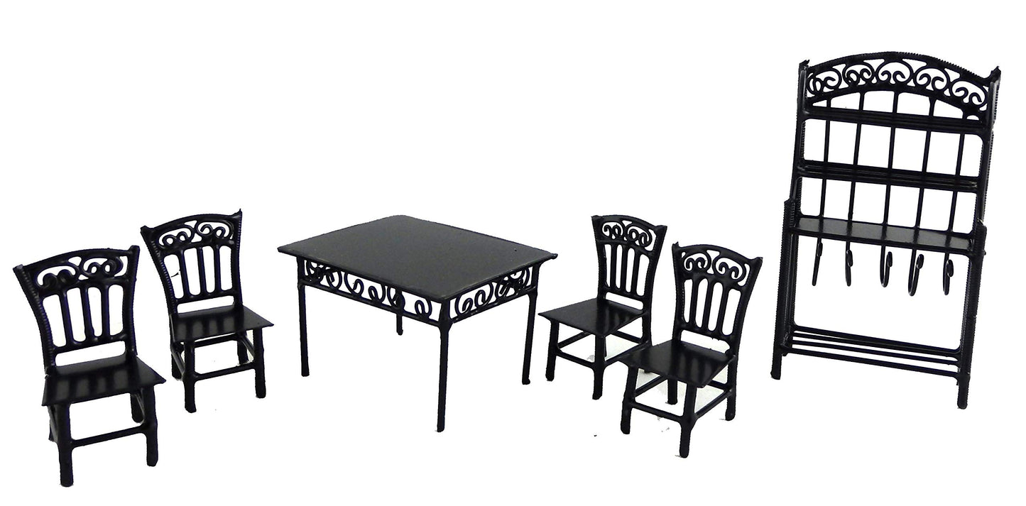 Dollhouse Miniature 1/24 Scale 6-Pc. Seagrove Dining Set